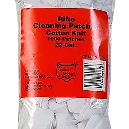 Southern Bloomer 118 Cleaning Patches  .22 Cal Cotton 1000 Per Bag