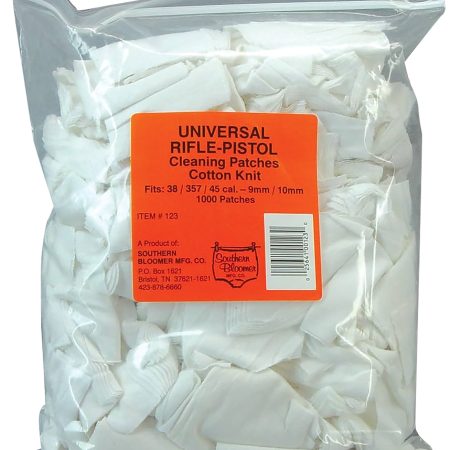 Southern Bloomer 123 Cleaning Patches  Multi-Caliber Cotton 1000 Per Bag