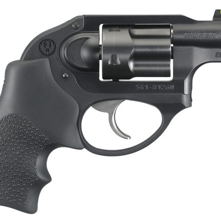 Ruger 5418 LCR 38 Special +P 5 Shot 1.87" Matte Black Barrel, Black PVD Cylinder, Matte Black Aluminum Frame, Hogue Tamer Monogrip Grip, Concealed Hammer