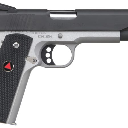 Colt Mfg O2020XETT 1911 Delta Elite 10mm Auto Caliber with 5" Barrel, 8+1 Capacity, Stainless Steel Finish Frame, Serrated Black Carbon Steel Slide & Black Polymer with Integrated Delta Medallion Grip