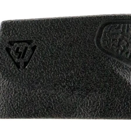 Strike Industries EMPMPS Enhanced Magazine Plate  made of Polymer with Black Finish & Extra Gripping Surface for S&W M&P Shield Magazines (Adds 2rds 9mm Luger, 1rd 40 S&W)