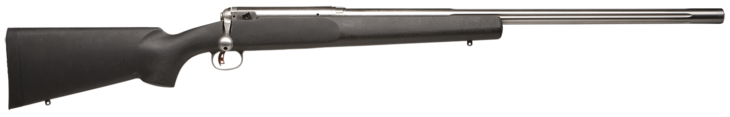 Savage Arms 18145 12 LRPV 223 Rem Caliber with 1rd Capacity, 26" 1:7" Twist Barrel, Matte Stainless Metal Finish & Matte Black Fixed HS Precision with V-Block Stock Right Hand (Full Size)