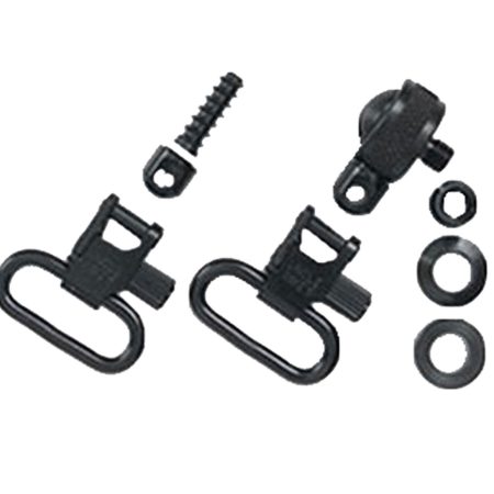 Uncle Mike's 15612 Magnum Swivel Set Quick Detach 115 MC Blued 1" Loop for Most Pump & Auto Shotguns