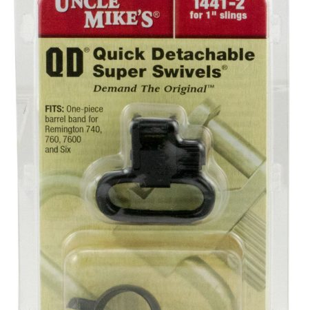 Uncle Mike's 14412 Super Swivel Quick Detach Blued 1" Loop for Remington 7600/ 760 (1969-Present)