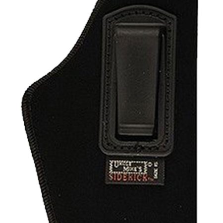 Uncle Mike's 89162 Inside The Pants Holster IWB/OWB Size 16 Black Suede Like Belt Clip Fits Med/Large Semi Autos Fits 3.25-3.75" Barrel Left Hand