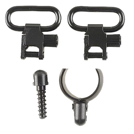 Uncle Mike's 15932 Magnum Band Swivel Set made of Steel with Blued Finish, 1" Loop Size, Quick Detach 115 SG-2 Style for Most 12 Gauge Shotguns