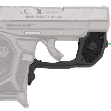 Crimson Trace 0173001 Laserguard Ruger LCP II, Green Laser Black Polymer