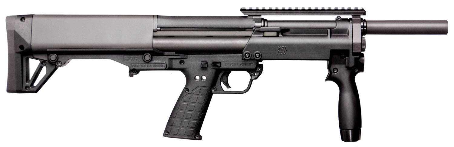 Kel-Tec KSGNRBLK KSG NR 12 Gauge 3" 18.50" 8+1 Black Rec/Barrel Black Fixed Bullpup Stock Right Hand