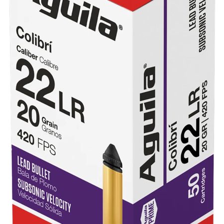 Aguila 1B220337 Colibri  22LR 20gr Lead 50 Per Box/20 Case
