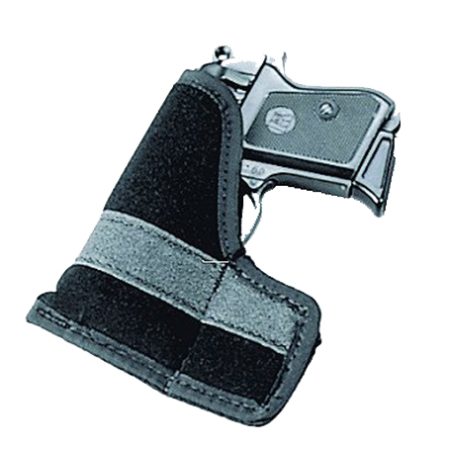 Uncle Mike's 87441 Inside The Pocket Holster OWB Size 01 Black Suede Like Pocket Fits 22-25 Cal Small Autos Ambidextrous