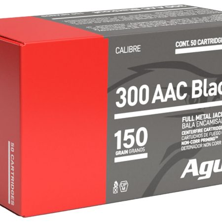 Aguila 1E300110   300Blackout 150gr Full Metal Jacket Boat Tail 50 Per Box/20 Case