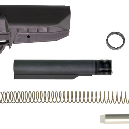 BCM GFSKMOD0SPMD BCMGunfighter Mod 0 Kit Black Synthetic with SOPMOD Widebody Cheekweld for AR-Platform