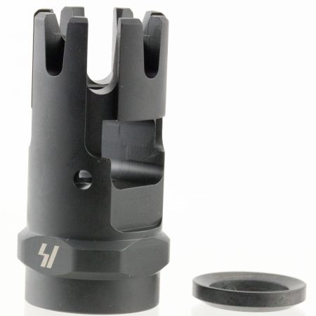 Strike Industries CCCOMP Checkmate Comp Black Steel with 1/2"-28 tpi Threads & 1.87" OAL for 223 Rem, 5.56x45mm NATO AR-Platform