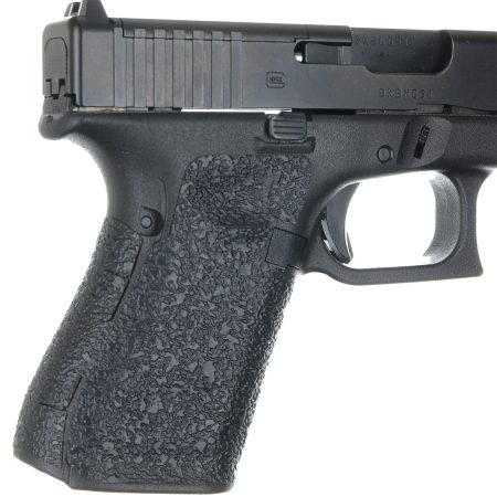 Talon Grips 382R Adhesive Grip  Glock Gen5 19/23/25/32/38/44 w/No Backstrap, Black Textured Rubber