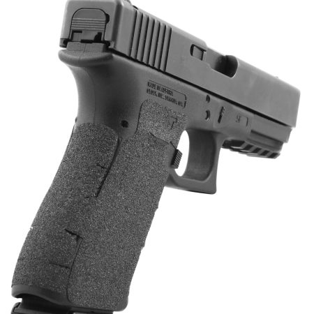 Talon Grips 380G Adhesive Grip  Compatible w/Glock 17/19x/22/24/31/34/35/37/45/47 Gen5 w/Medium Backstrap, Black Textured Granulate