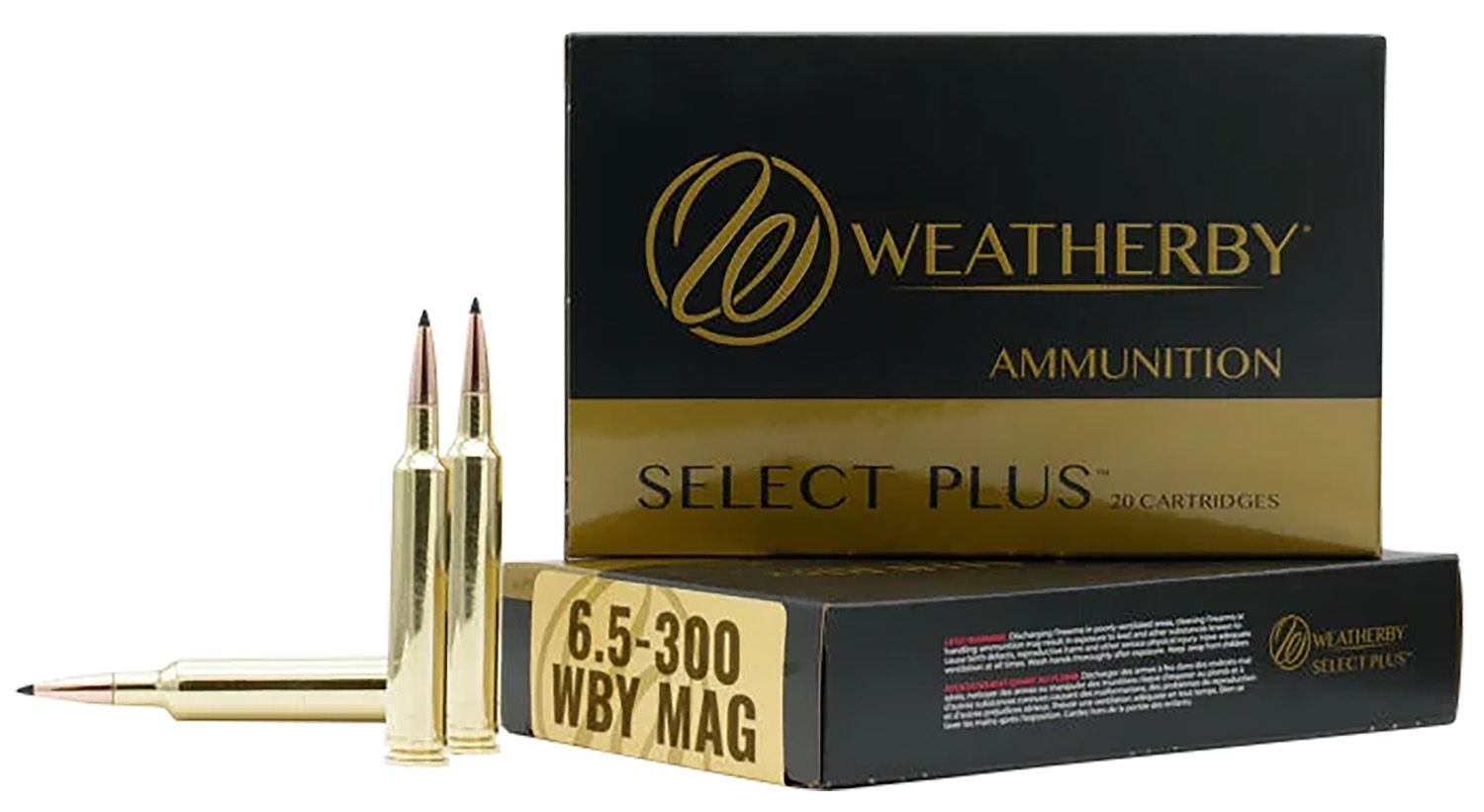Weatherby B653127LRX Select Plus 6.5-300WthbyMag 127gr Barnes LRX Lead Free 20 Per Box/10 Case