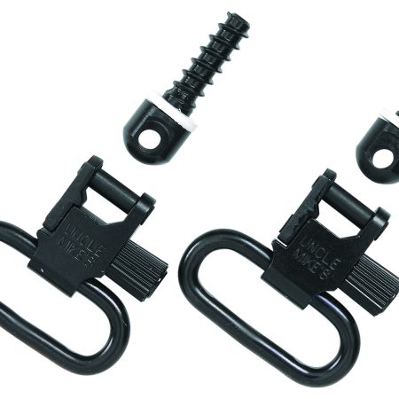 Uncle Mike's 13113 Super Swivel  Quick Detach 115 RGS Tri-Lock Blued 1.25" Loop for Rifles w/Wood Forend