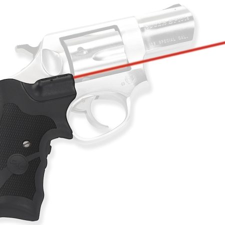 Crimson Trace 0119501 Lasergrips  Fits Ruger SP101, Red Laser 633nM Wavelength 5mW Output, Black Polymer
