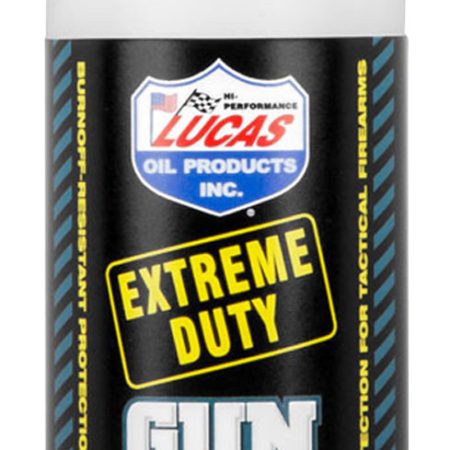 Lucas Oil 10877 Extreme Duty Gun Oil Against Heat, Friction, Wear 4 oz Squeeze Bottle