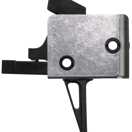 CMC Triggers 91503 Drop-In Single-Stage Flat Trigger w/ 3-3.50 lbs Draw Weight & Black/Silver Finish