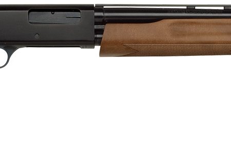 Mossberg 54132 500 Bantam Youth 20 Gauge Pump 3" 5+1 22" Blued Vent Rib Barrel, Blued Steel Receiver, Fixed Hardwood Stock, Right Hand, Accu-Set Chokes