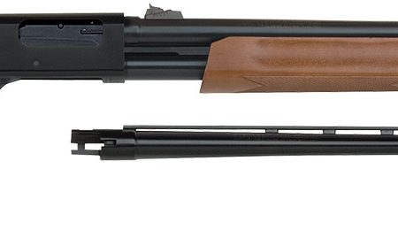 Mossberg 54264 500 Combo 12 Gauge 5+1 3" 24" Slugster/28" Vent Rib Steel Barrels, Dual Extractors,  Blued Steel Receiver w/Integral Scope Mount, Fixed Wood Stock, Fully Rifled Bore Choke