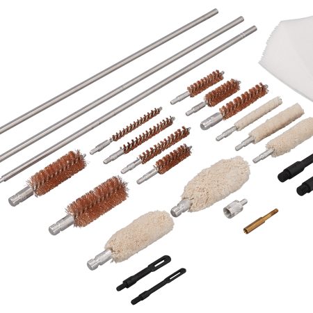 Hoppe's UAC76 Universal Accessory Cleaning Kit Multi-Caliber/Silver Hard Case