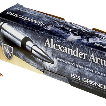 Alexander Arms AG123LSBOX Lapua Scenar 6.5Grendel 123gr Boat Tail Open Tip Match 20 Per Box/10 Case