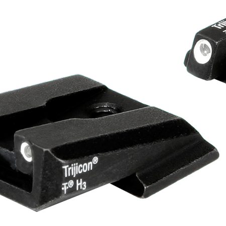 Trijicon 600442 Bright & Tough Night Sights Green/Tritium White Outline Front Sight-Green/Tritium White Outline Rear Sight Smith & Wesson M&P/M&P M2.0