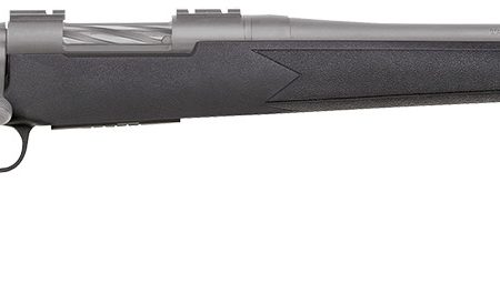 Mossberg 28005 Patriot 243 Win 5+1 22" Stainless Cerakote Fluted Barrel, Stainless Cerakote Receiver Drilled & Tapped, Black Fixed Synthetic Stock, Right Hand