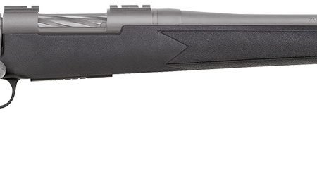 Mossberg 28007 Patriot Full Size 308 Win 5+1 22" Stainless Cerakote Fluted Barrel, Stainless Cerakote Receiver Drilled & Tapped, Black Fixed Synthetic Stock, Right Hand