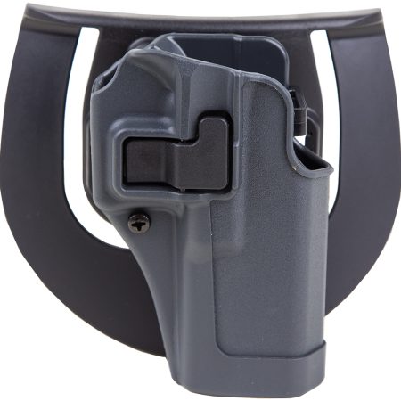 Blackhawk 413500BKR Serpa CQC Sportster OWB Size 00 Gun Metal Gray Polymer Paddle Compatible w/Glock 17/22/31/47 Right Hand