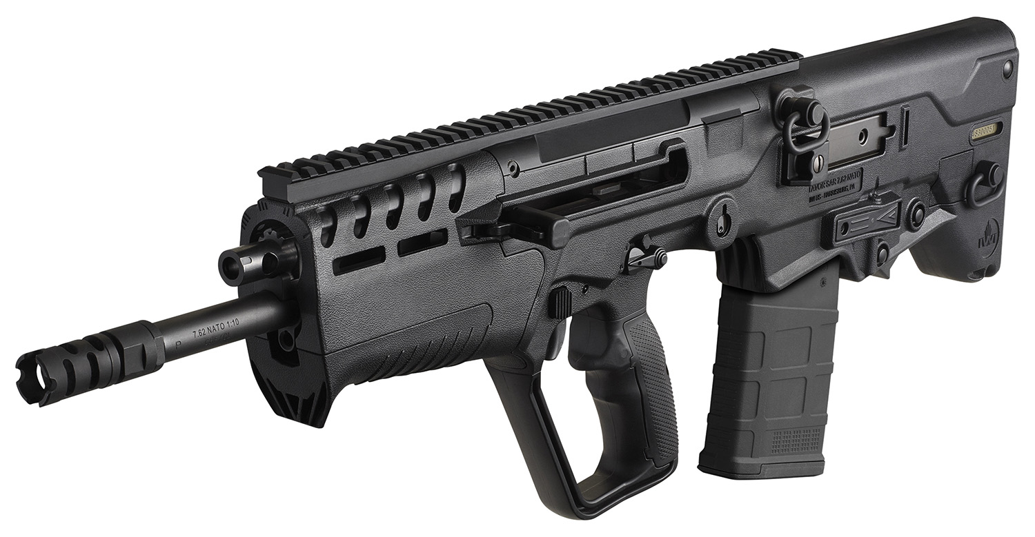 IWI US T7B16 Tavor 7 7.62x51mm NATO Caliber with 16.50" Barrel, 20+1 Capacity, Black Metal Finish, Black Fixed Bullpup Stock & Black Polymer Grip Right Hand