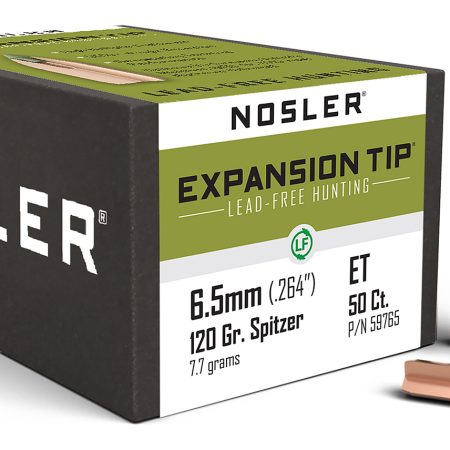 Nosler 59765 E-Tip  6.5Creedmoor 120gr Spitzer 50/Box