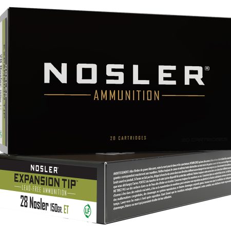 Nosler 40039 E-Tip  28Nosler 150gr E Tip Lead Free 20 Per Box/10 Case