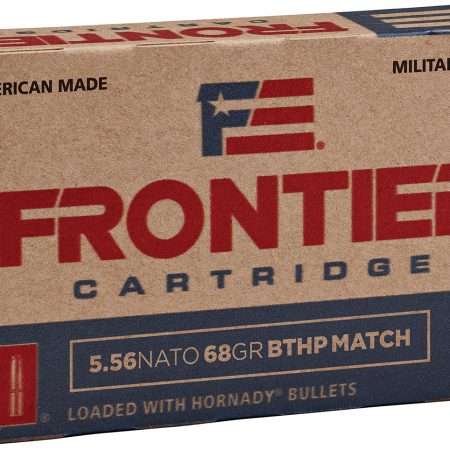Frontier Cartridge FR310 Military Grade Centerfire Rifle 5.56x45mmNATO 68gr Hollow Point Boat Tail Match 20 Per Box/25 Case