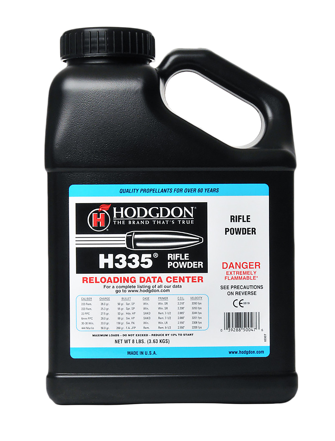 Hodgdon 3358 Spherical H335 Smokeless Rifle 8 lbs