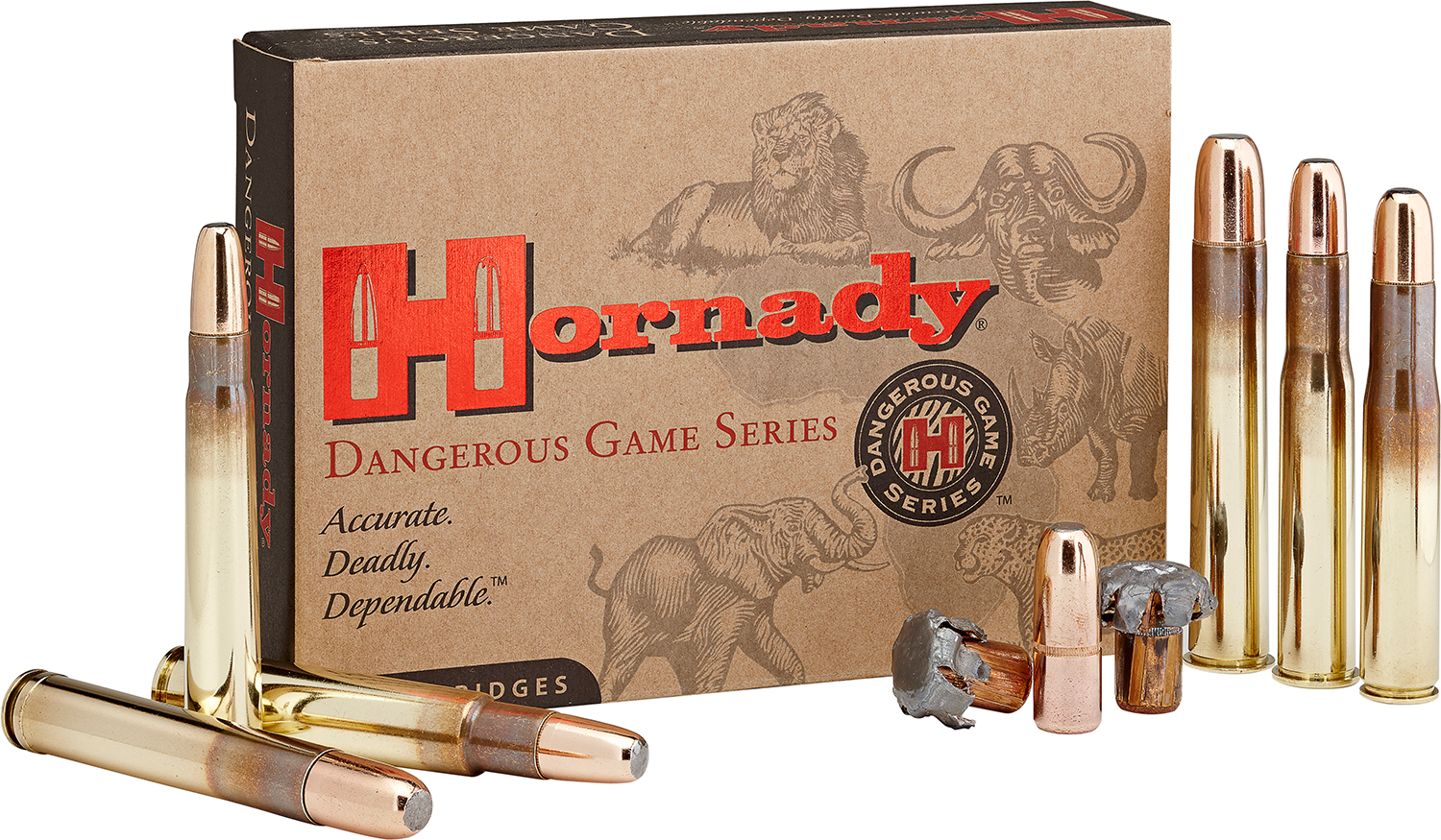 Hornady 82614 Dangerous Game 458Lott 500gr DGX Bonded 20 Per Box