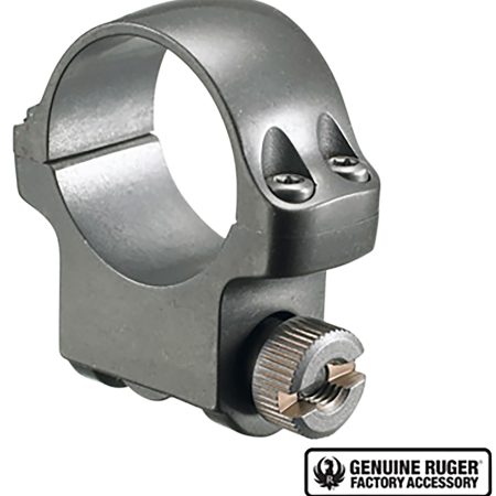 Ruger 90294 4KTG Scope Ring Silver 1" Medium