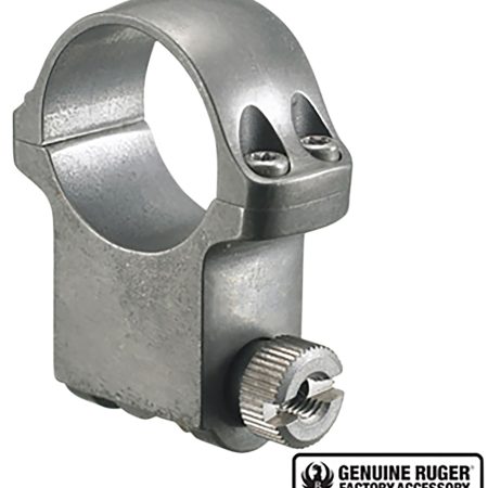 Ruger 90296 6KTG Scope Ring Silver 1" Extra High