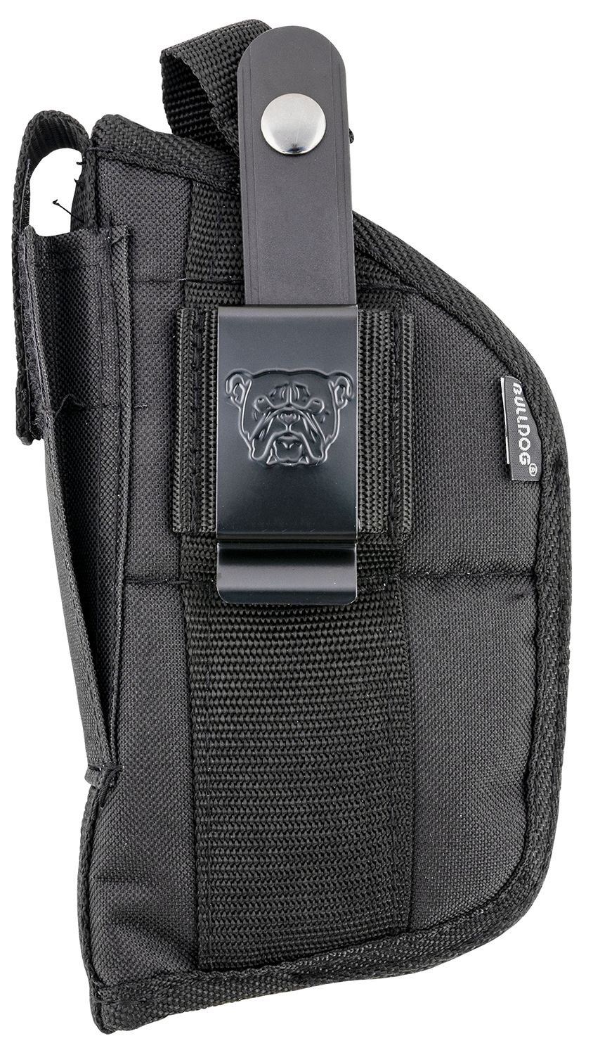 Bulldog FSN19 Extreme OWB Black Nylon Belt Loop/Clip Fits Auto w/Laser or Light Fits 2-5" Barrel Ambidextrous