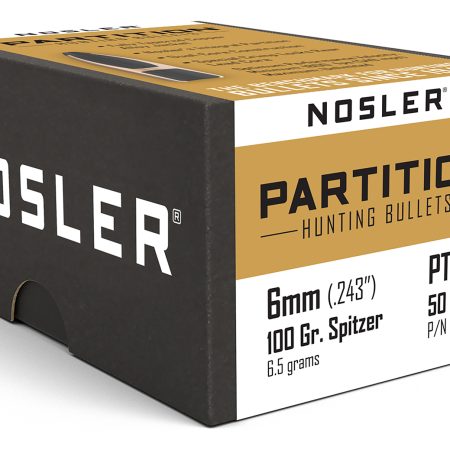 Nosler 35642 Partition 6mm 100gr Spitzer 50/Box