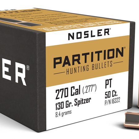 Nosler 16322 Partition 270Win 130gr Partition Spitzer 50/Box