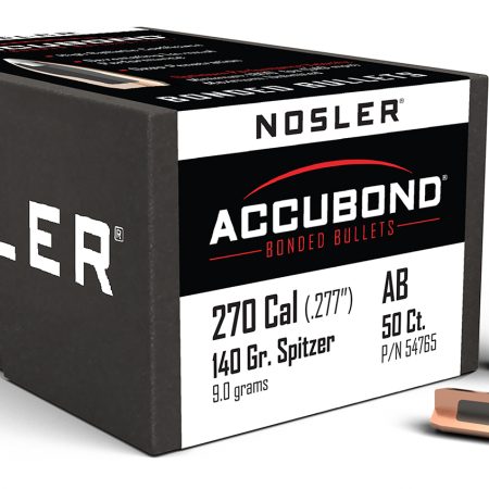 Nosler 54765 AccuBond  270Win 140gr Spitzer Point 50/Box