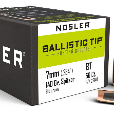 Nosler 28140 Ballistic Tip 7mm 140gr Spitzer 50/Box