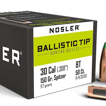 Nosler 30150 Ballistic Tip 30Cal 150gr Spitzer 50/Box