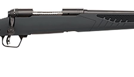 Savage Arms 57065 110 Hunter Full Size 308 Win 4+1 22" Matte Black Button-Rifled Barrel, Matte Black Drilled & Tapped Carbon Steel Receiver, Adj AccuStock Matte Gray Synthetic Stock, Right Hand