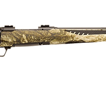 Savage Arms 57000 110 Predator Full Size 22-250 Rem 4+1 24" Matte Black Fluted, Threaded Barrel, Matte Black Carbon Steel Receiver, Fixed AccuStock w/AccuFit Mossy Oak Terra Synthetic Stock