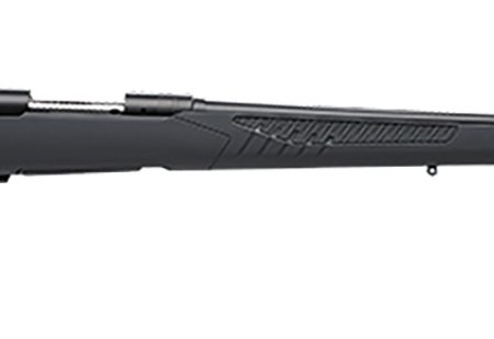 Savage Arms 57035 110 Long Range Hunter Full Size 7mm Rem 3+1 26" Matte Black Threaded Barrel, Matte Black Drilled & Tapped Carbon Steel Receiver, Adj AccuStock Matte Gray Synthetic Stock, Right Hand