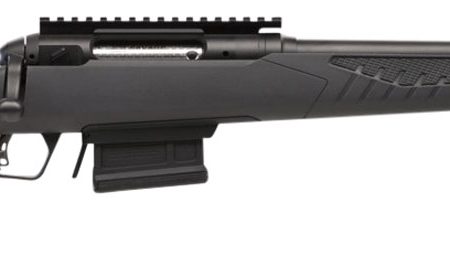 Savage Arms 57140 110 Haymaker 450 Bushmaster 4+1 18" Barrel, Matte Black Metal, Black Fixed AccuStock with AccuFit